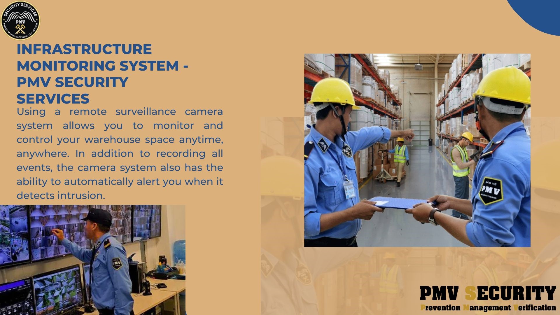 Professional Warehouse Monitoring And Security Management - PMV Security Services