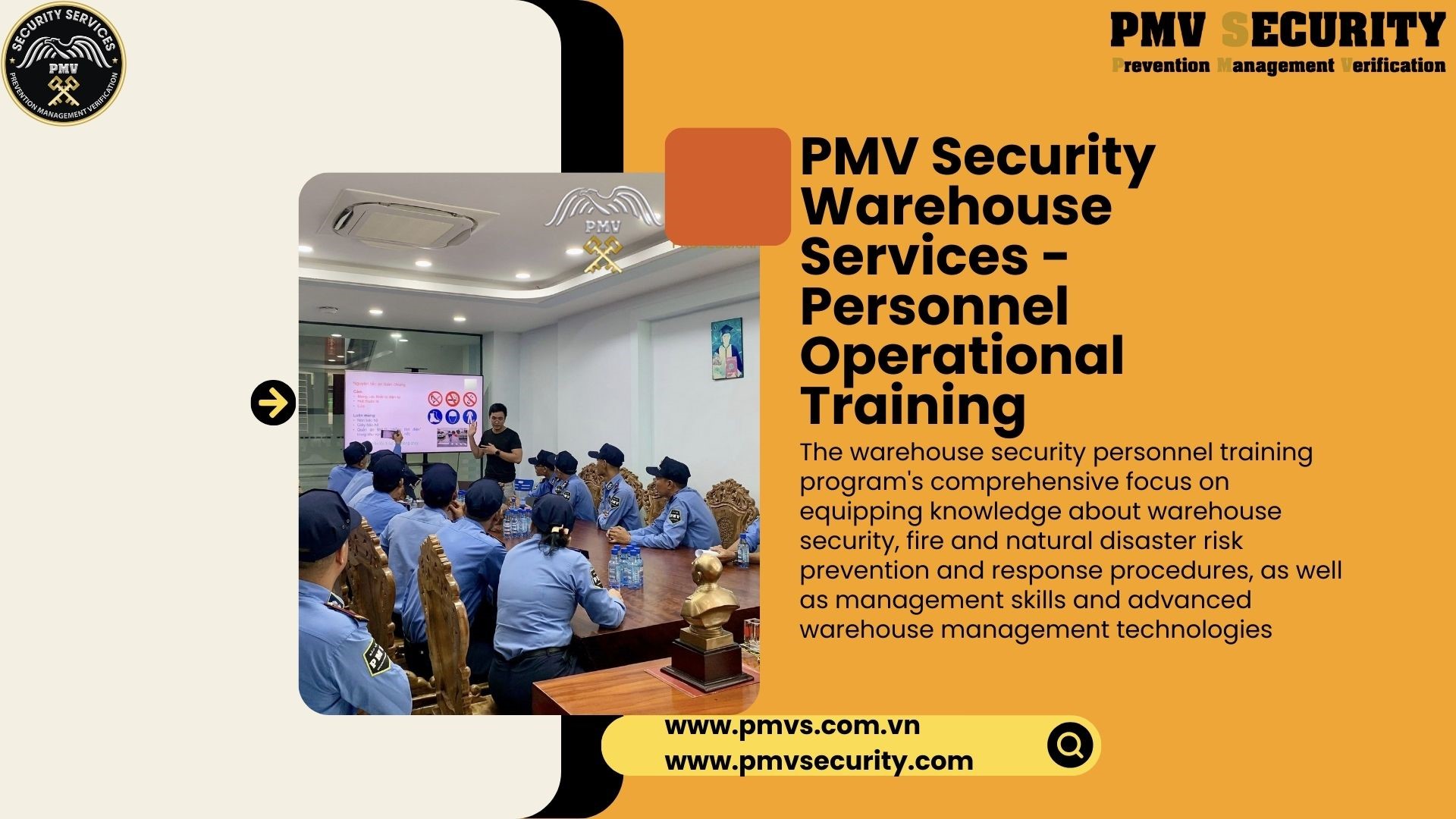 Professional Security Service Training For Warehouses