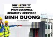 Professional security services In Binh Duong