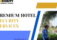 Premium Hotel Security Services